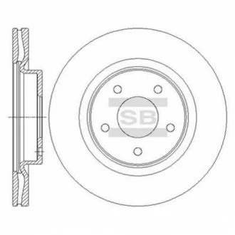 Тормозной диск для Hi-Q (SANGSIN) SD4223 фото товара