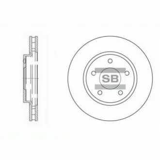 Диск гальмівний для Hi-Q (SANGSIN) SD4315 фото товару