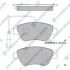 <strong>Колодки гальмівні передні Citroen Nemo (10-), Fiat Linea (323) (07-), Peugeot Bipper (10-) HI-Q Hi-Q (SANGSIN) SP1201B (фото 1)</strong>