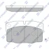<strong>Колодки гальмівні передні Opel Vectra C (05-), Volvo S40, V40 HI-Q Hi-Q (SANGSIN) SP1258 (фото 1)</strong>