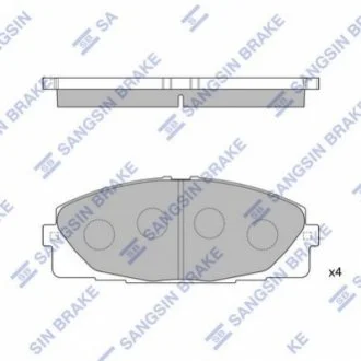 Колодки гальмівні дискові для Toyota Hi-Q (SANGSIN) SP1376 фото товару