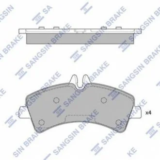 Кт. Гальмівні колодки дискові для Volkswagen, Mercedes Hi-Q (SANGSIN) SP1426 фото товару