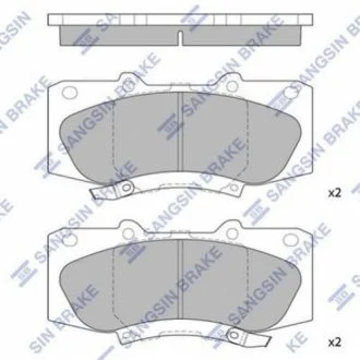 Тормозные колодки для Toyota Hi-Q (SANGSIN) SP1484 фото товара
