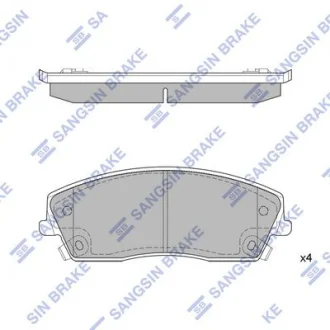 Колодки гальмівні передні Chrysler 300 (11-), Dodge Charger (11-) HI-Q для Hi-Q (SANGSIN) SP1507 фото товару