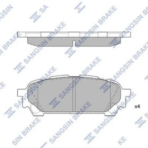 <strong>Колодки гальмівні дискові Hi-Q (SANGSIN) SP1532 (фото 1)</strong>