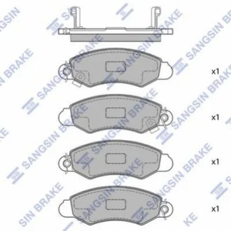 Колодки гальмівні дискові для Suzuki, Subaru Hi-Q (SANGSIN) SP1598 фото товару