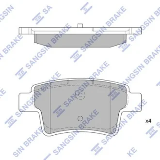 Колодки гальмівні задні Citroen C4 Picasso I (07-) HI-Q для Hi-Q (SANGSIN) SP1831 фото товару