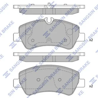 Колодки гальмівні задні Ford Transit (12-) HI-Q для Hi-Q (SANGSIN) SP1884 фото товару