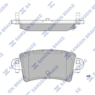 Колодки гальмівні задні Renault Master II (JD) (00-) HI-Q для Hi-Q (SANGSIN) SP1895 фото товару