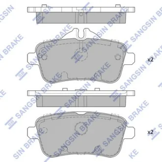 Колодки гальмівні задні MB ML250 CDI (W166) (11-) HI-Q для Hi-Q (SANGSIN) SP1909 фото товару