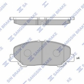 Колодки тормозные дисковые Hi-Q (SANGSIN) SP2183 фото товара