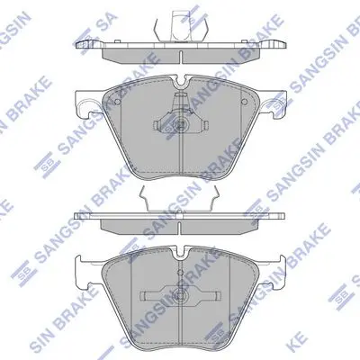 <strong>Колодки гальмівні передні BMW 5 (10-), 7 (08-), X5 (10-) HI-Q Hi-Q (SANGSIN) SP2395 (фото 1)</strong>