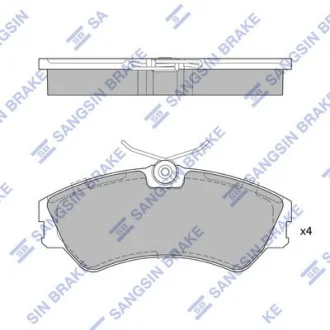Колодки гальмівні передні VW Transporter (-03) HI-Q для Hi-Q (SANGSIN) SP4053 фото товару