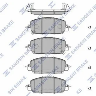 Колодки гальмівні дискові для Honda Hi-Q (SANGSIN) SP4176 фото товару