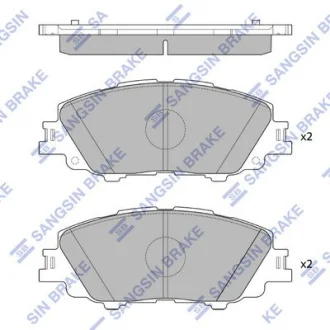 Колодки гальмівні передні Toyota Corolla (19-) HI-Q для Toyota Hi-Q (SANGSIN) SP4340 фото товару