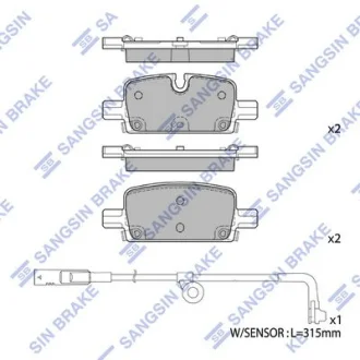Колодки гальмівні задні Chevrolet Tahoe (22-), GMC Yukon (22-), Cadillac Escalade (22-) HI-Q для Hi-Q (SANGSIN) SP4395 фото товару