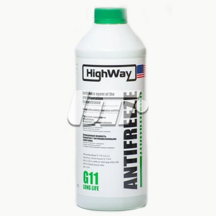 <strong>Антифриз-концентрат, G11 (зеленый), 1.5л HighWay 10024 (фото 1)</strong>