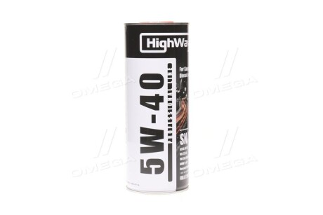 Олива моторна 5W-40 SN/CF (Каністра 1л) HighWay 10027 фото товару