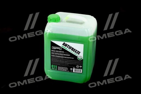 Антифриз ANTIFREEZE-40 LONG LIFE G11 (зелений) 10л HighWay 10120 фото товару