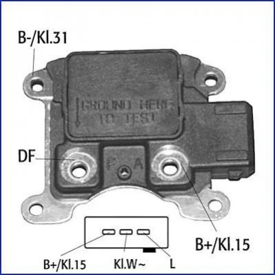 <strong>FORD Регулятор напряжения Mondeo HITACHI 130040 (фото 1)</strong>