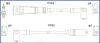 <strong>SKODA Комплект высоковольтных проводов OCTAVIA I Combi (1U5) 1.6 98-04 HITACHI 134701 (фото 1)</strong>