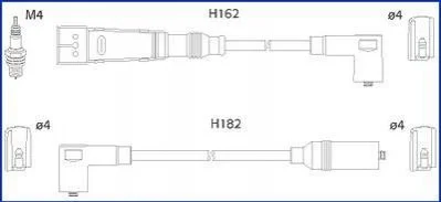 <strong>Комплект кабелів високовольтних HITACHI 134785 (фото 1)</strong>