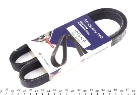 Ремінь генератора 6PK1020 Boxer 2.5D/TD 94>02 ALT,PS для Lada HUTCHINSON 1015K6 фото товару