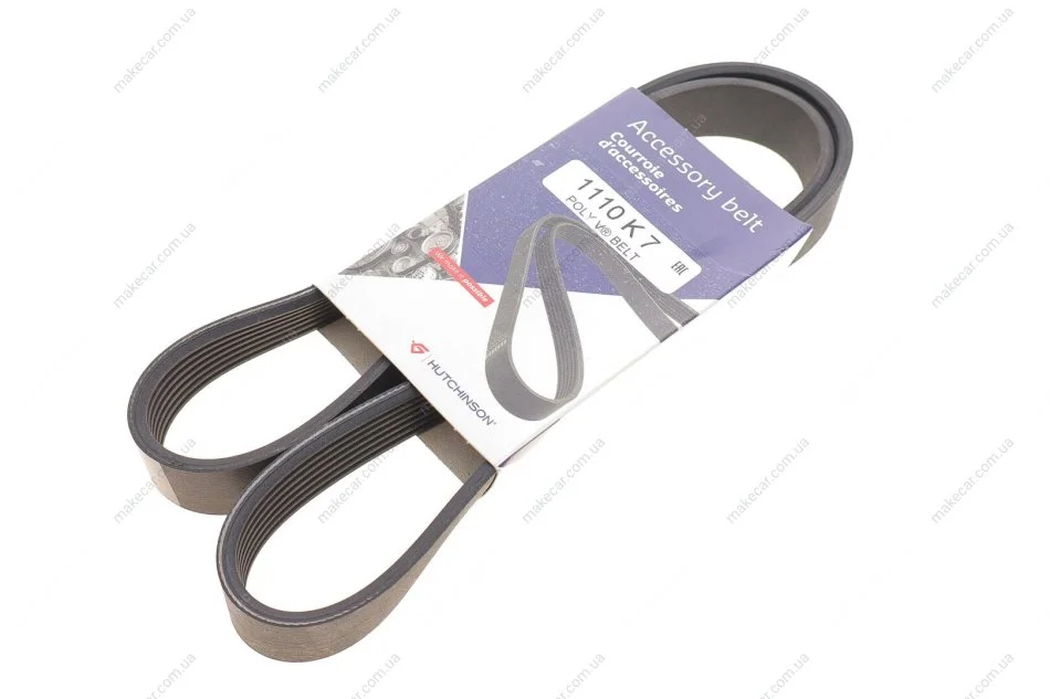<strong>Ремінь генератора 7PK1113 Master/Movano 2.5 CDTI/dCi 06> HUTCHINSON 1110K7 (фото 1)</strong>