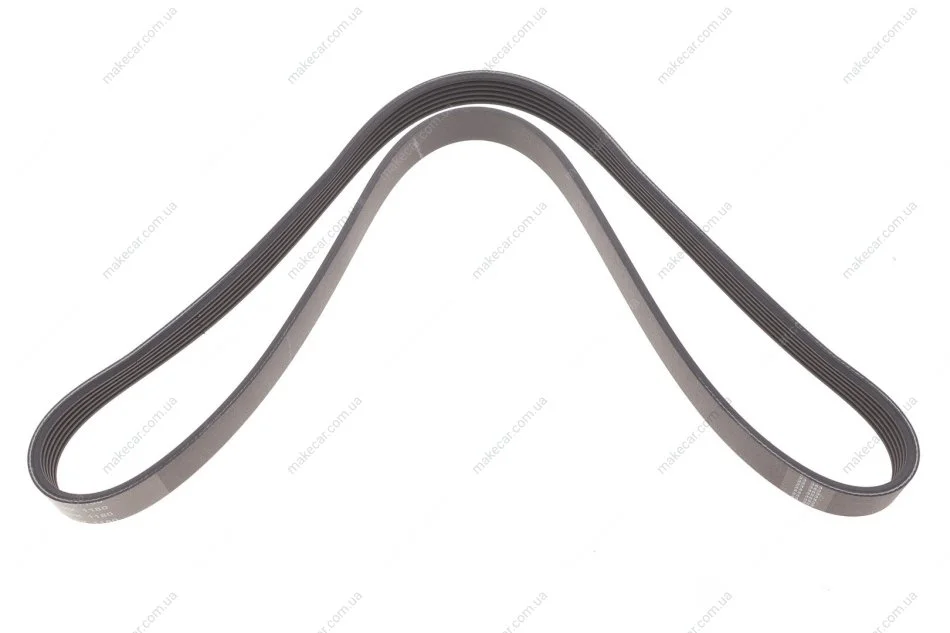 <strong>Ремінь генератора 6PK1183 Audi 80/A6/Fabia 1.9TDI (AC)/Ducato 2.0JTD 01> (ALT) HUTCHINSON 1180K6 (фото 1)</strong>