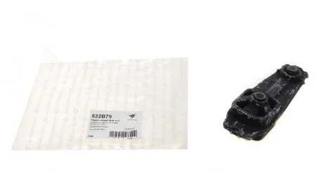 Опора двигуна Citroen C2, C3/Peugeot 1007, 207 1.1; 1.6; 1.4HDi (02-) задн. Hutchinson для Peugeot, Citroen HUTCHINSON 532B79 фото товару