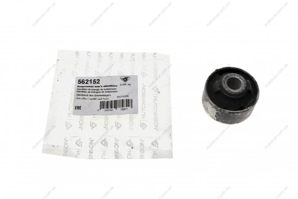 <strong>Сайлентблок важеля Citroen C3 2009- Hutchinson HUTCHINSON 562152 (фото 1)</strong>