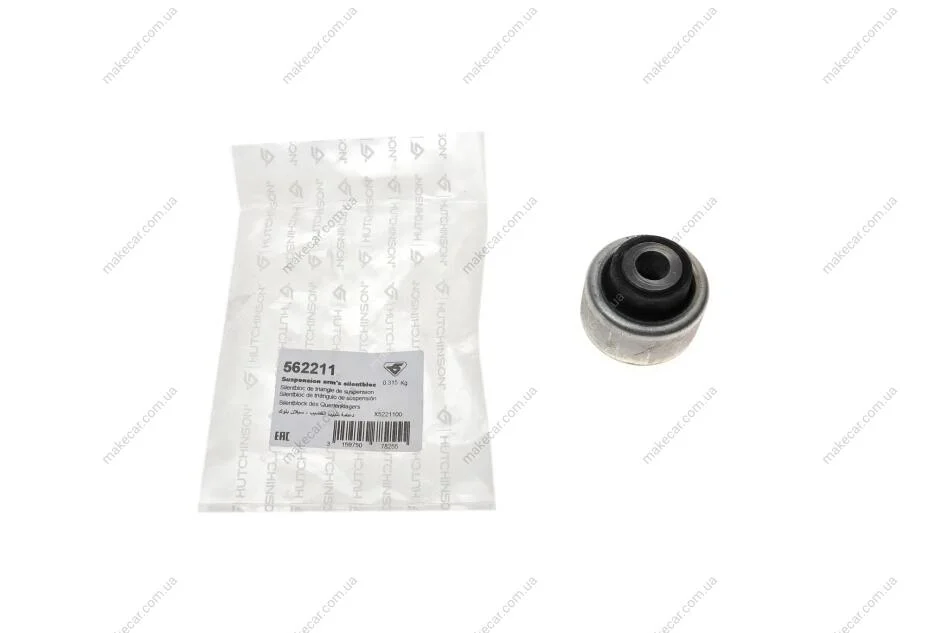 <strong>Сайлентблок важеля підвіски Peugeot 307 (00-), Partner (06-)/Citroen C4 (04-) Hutchinson HUTCHINSON 562211 (фото 1)</strong>