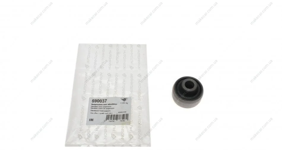<strong>Сайлентблок переднього важеля Omega B 94-03 (ззаду) HUTCHINSON 590037 (фото 1)</strong>