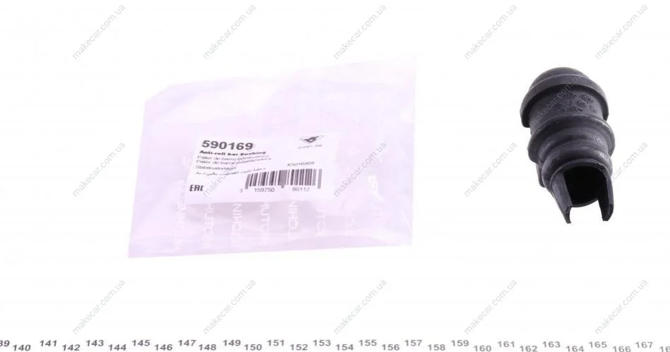 <strong>Втулка стабілізатора Renault Megane (99-03) 24.5mm Hutchinson HUTCHINSON 590169 (фото 1)</strong>