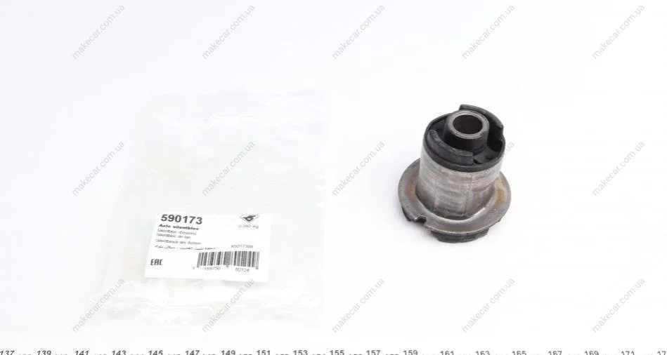 <strong>Сайлентблок балки (задньої) Peugeot 206 02- HUTCHINSON 590173 (фото 1)</strong>