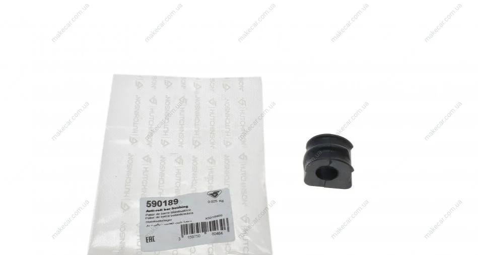 <strong>Подушка переднього стабілізатора AUDI A3, OCTAVIA -04, GOLF IV (17mm) HUTCHINSON 590189 (фото 1)</strong>