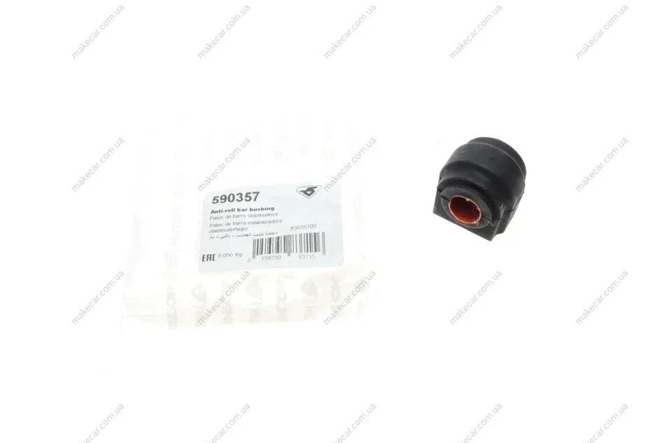 <strong>Втулка переднього стабілізатора Mini One R50/R53 01-06 (16mm) HUTCHINSON 590357 (фото 1)</strong>