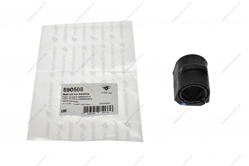 <strong>Втулка стабілізатора переднього (25мм)) Ford Transit (02-) Hutchinson HUTCHINSON 590508 (фото 1)</strong>