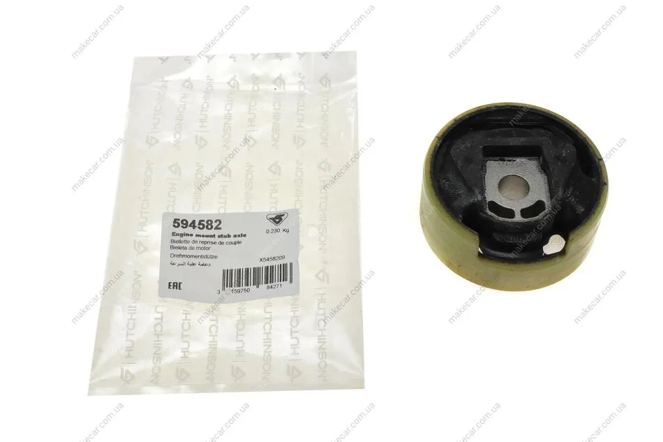 <strong>Опора двигуна задня нижня VW Caddy, Golf V, Touran Skoda Octavia, Superb, Yeti 1,9TDI-3,2 (03-13) Hutchinson HUTCHINSON 594582 (фото 1)</strong>