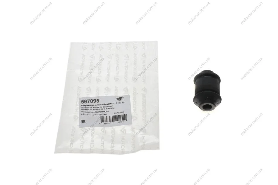 <strong>Сайлентблок важеля передній нижній Audi A1, A3, TT (98-)/Seat Ibiza (08-)/Skoda HUTCHINSON 597095 (фото 1)</strong>