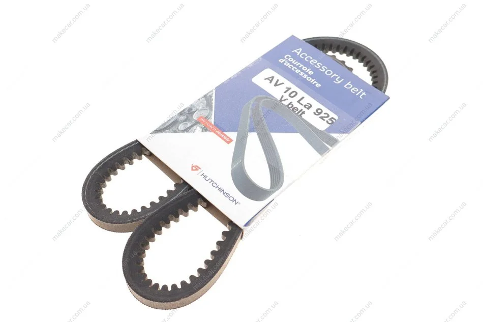 <strong>Ремінь генератора Fiat Ducato 1.8/2.0 82-94/Opel Combo 1.2/1.4 94-01 (10X925) HUTCHINSON AV10LA925 (фото 1)</strong>