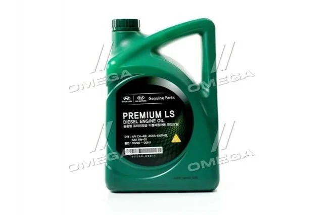 <strong>Масло ДВС 5W-30 6 л Premium LS Diesel п/с CH-4 Mobis Hyundai/Kia/Mobis 05200-00611 (фото 1)</strong>