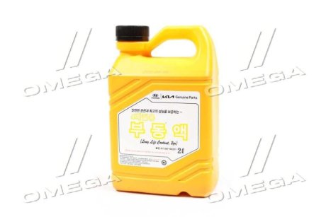 Антифриз-концентрат Mobis Long Life Coolant, 2л. червоний Hyundai/Kia/Mobis 07100-00201 фото товару