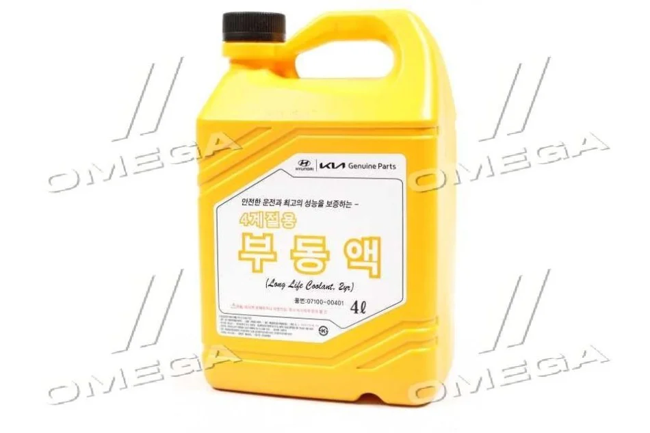 <strong>Антифриз-концентрат Mobis Long Life Coolant, 4л. червоний Hyundai/Kia/Mobis 07100-00401 (фото 1)</strong>