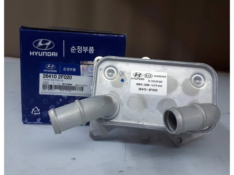 <strong>Радіатор охолодження масла(т Hyundai/Kia/Mobis 264102F020 (фото 1)</strong>