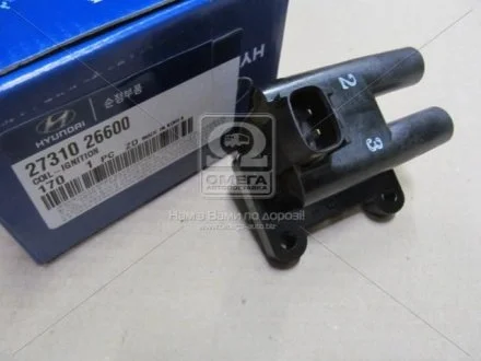Котушка запалення ліва MOBIS для Hyundai, KIA Hyundai/Kia/Mobis 27310-26600 фото товару
