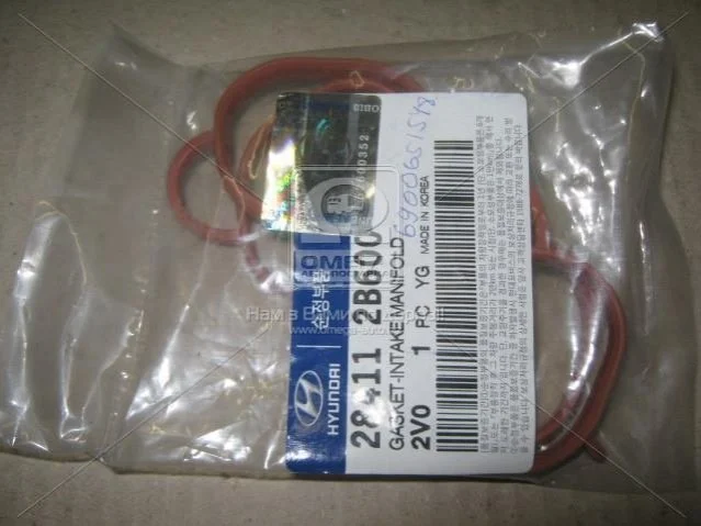 <strong>Прокладка впускного колектор Hyundai/Kia/Mobis 284112B600 (фото 1)</strong>