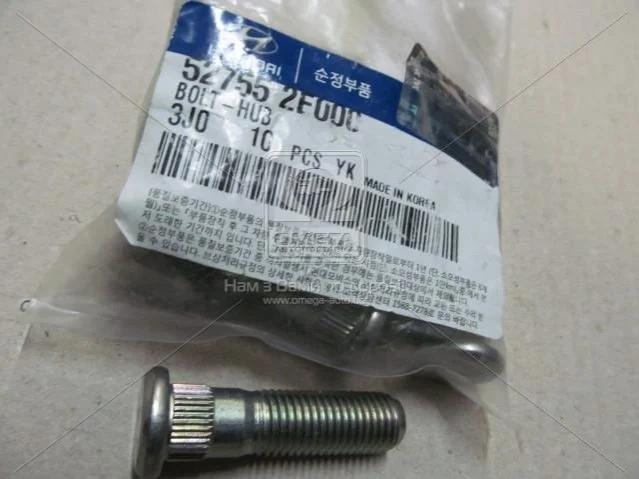 <strong>Шпилька колісна Hyundai/Kia/Mobis 52755-2E000 (фото 1)</strong>