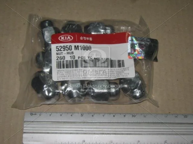 <strong>Гайка колісна Hyundai/Kia/Mobis 52950M1000 (фото 1)</strong>