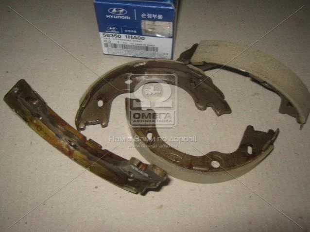 <strong>Колодки гальмівні ручного га Hyundai/Kia/Mobis 58350-1HA00 (фото 1)</strong>